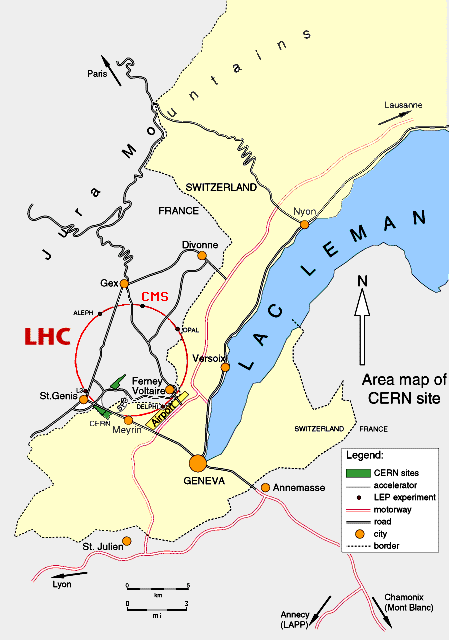 LHC map